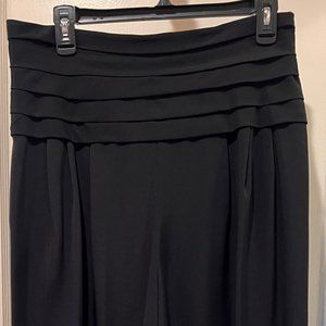 Luxurious and flowy black Nieman Marcus dress pants - size 16